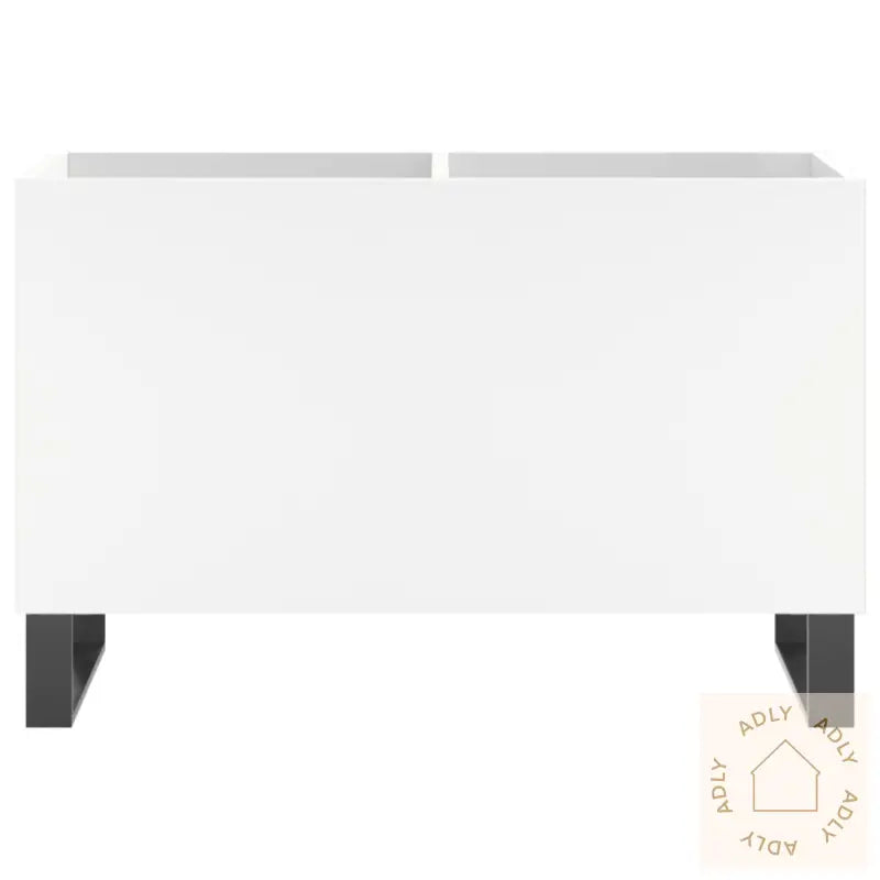 Hifi-Benk Hvit 74,5X38X48 Cm Konstruert Tre