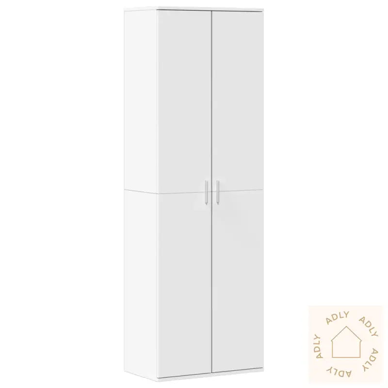 Highboard Hvit 60X35X180 Cm Konstruert Tre