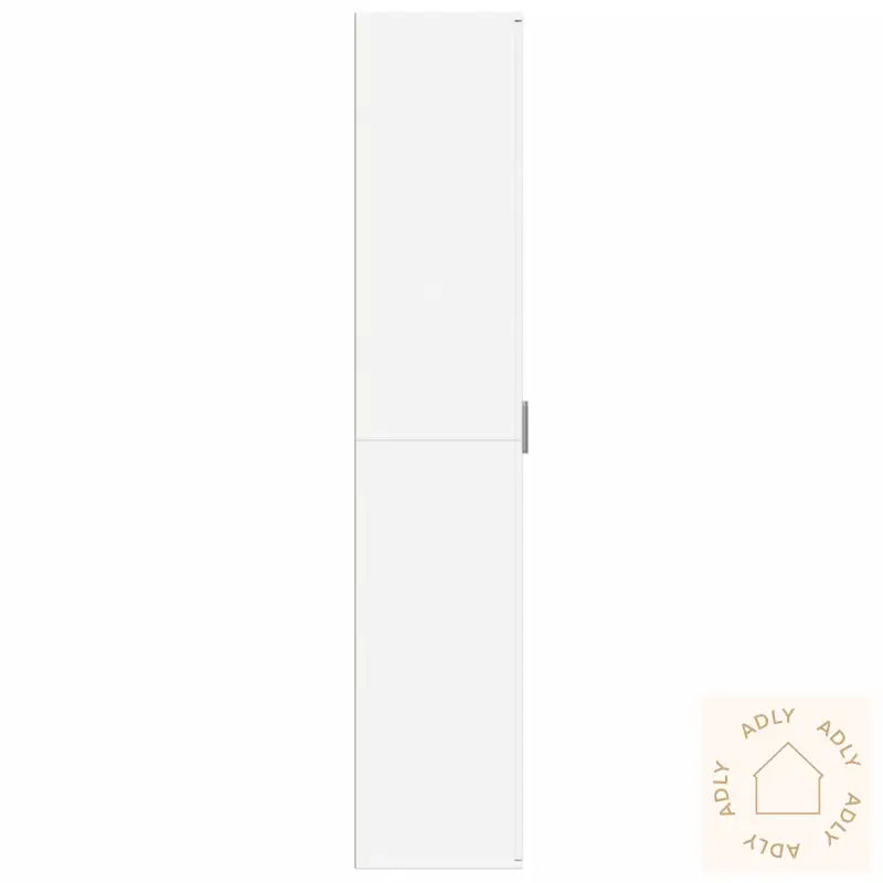 Highboard Hvit 60X35X180 Cm Konstruert Tre