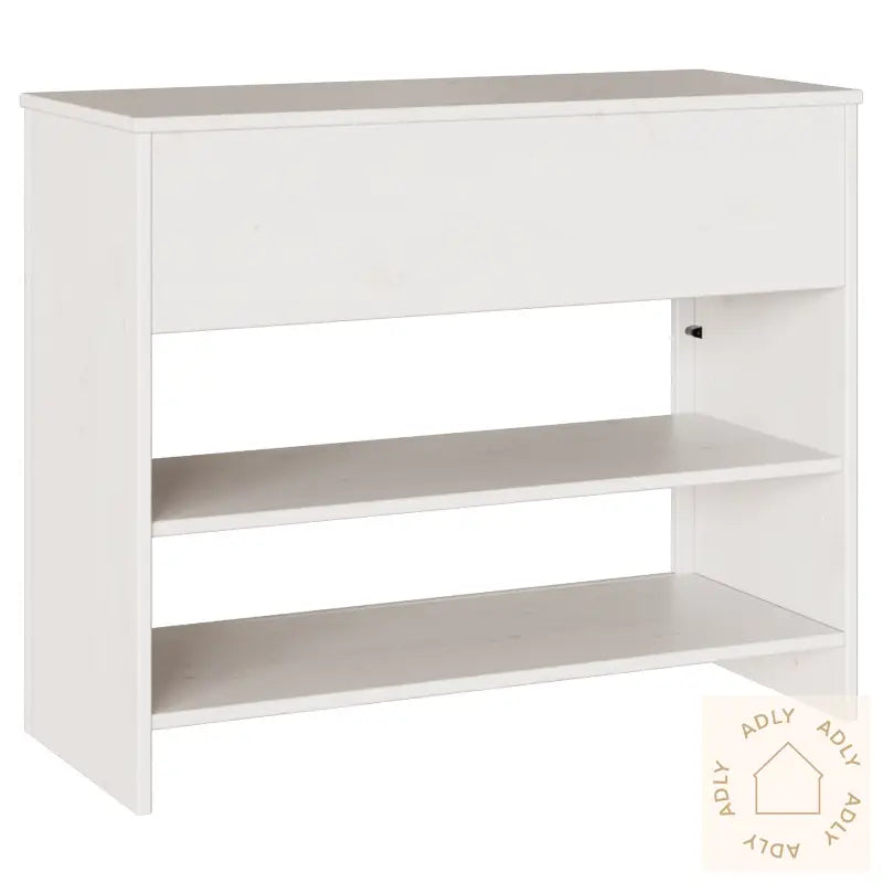 Konsollbord &quot;Drammen&quot; Hvitt 89,5X37X73 Cm Solid Tre Furu