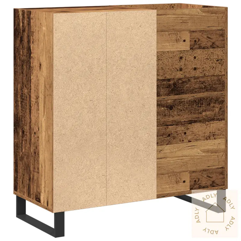 Record Cabinet Artisan Oak 84,5X38X89 Cm Konstruert Tre