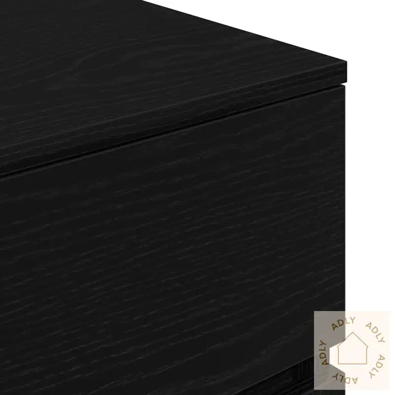 Nattbord 2 Stk Svart 39X35X65 Cm Konstruert Tre