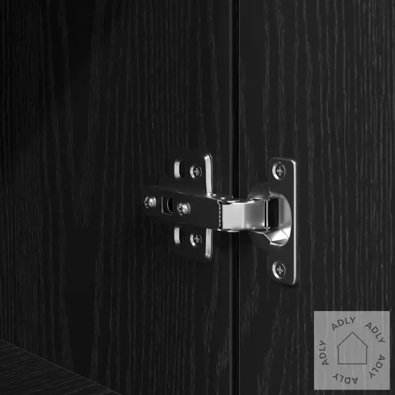 Nattbord 2 Stk Svart 39X35X65 Cm Konstruert Tre