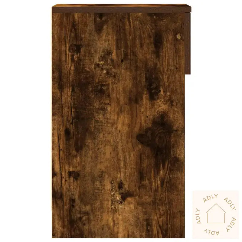 Nattbord Med Skuff Røkt Eik 20X36X60 Cm