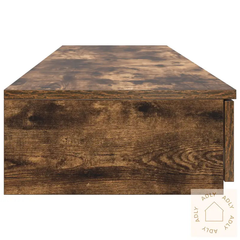 Bedskuffer Røkt Eik 160X36,5X16,5 Cm Konstruert Tre