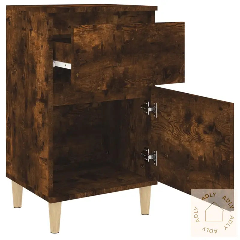 Nattbord Røkt Eik 40X35X70 Cm