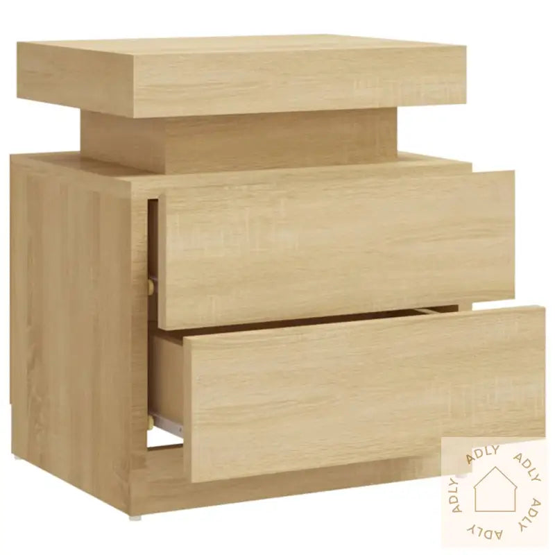 Nattbord Sonoma Eik 45X35X52 Cm Konstruert Tre