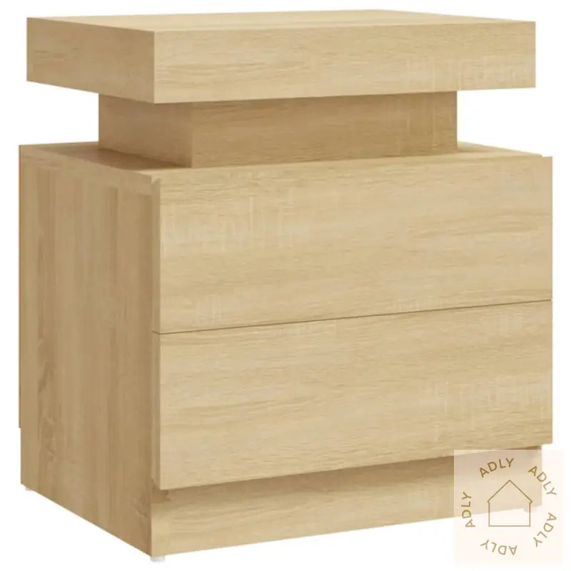 Nattbord Sonoma Eik 45X35X52 Cm Konstruert Tre