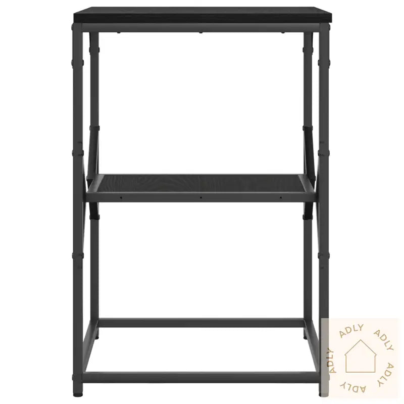 Sidebord Sort Eik 41X40X60 Cm Ingeniørtre