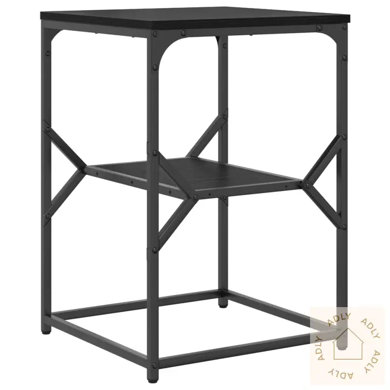 Sidebord Sort Eik 41X40X60 Cm Ingeniørtre