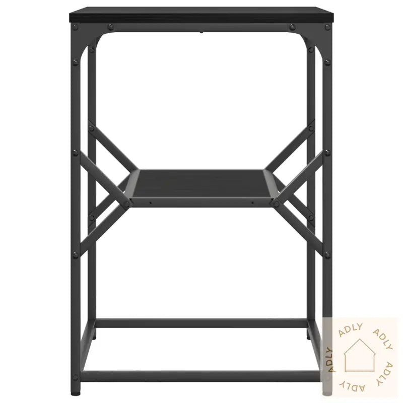 Sidebord Sort Eik 41X40X60 Cm Ingeniørtre