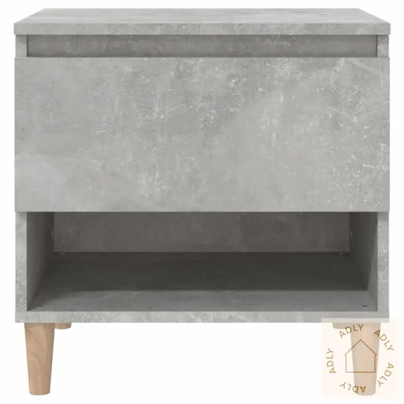 Nattbord Betonggrå 50X46X50 Cm Konstruert Tre