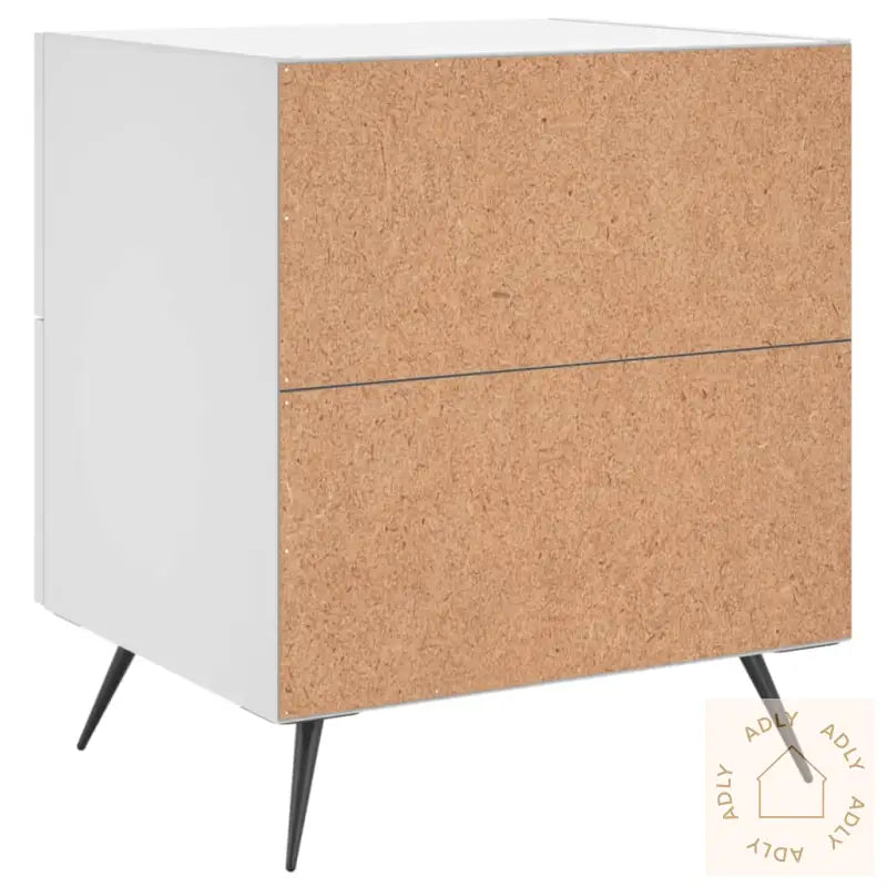 Nattbord Hvit 40X35X47,5 Cm Konstruert Tre