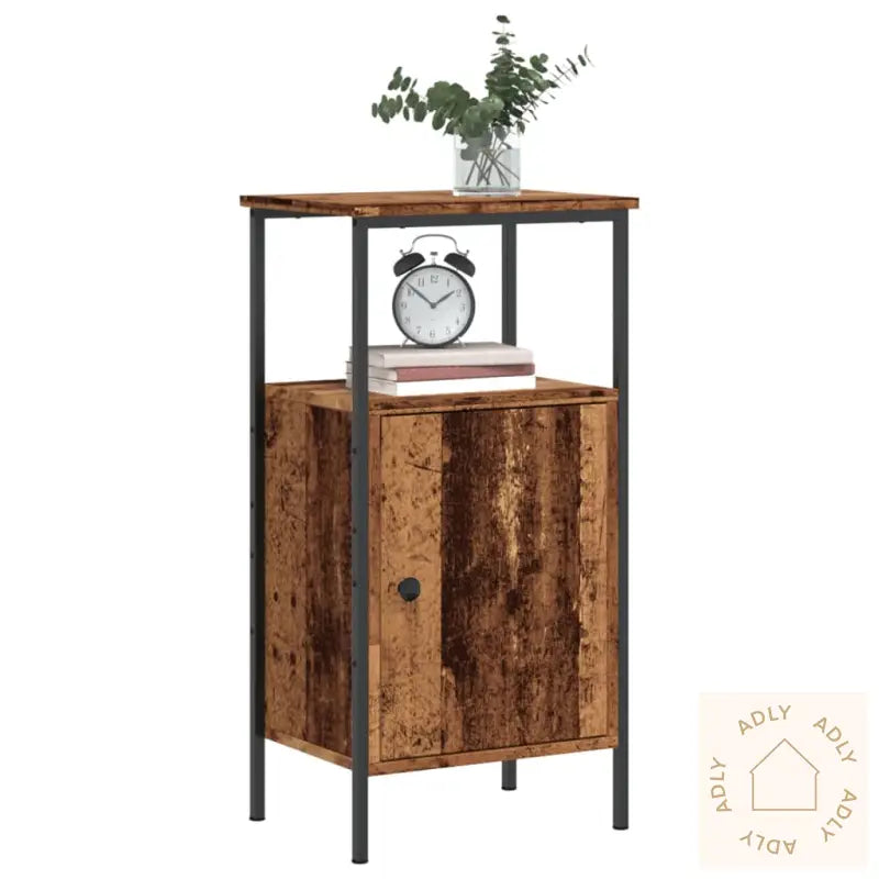 Nattbord Gammelt Tre 41X31X80 Cm Konstruert Tre