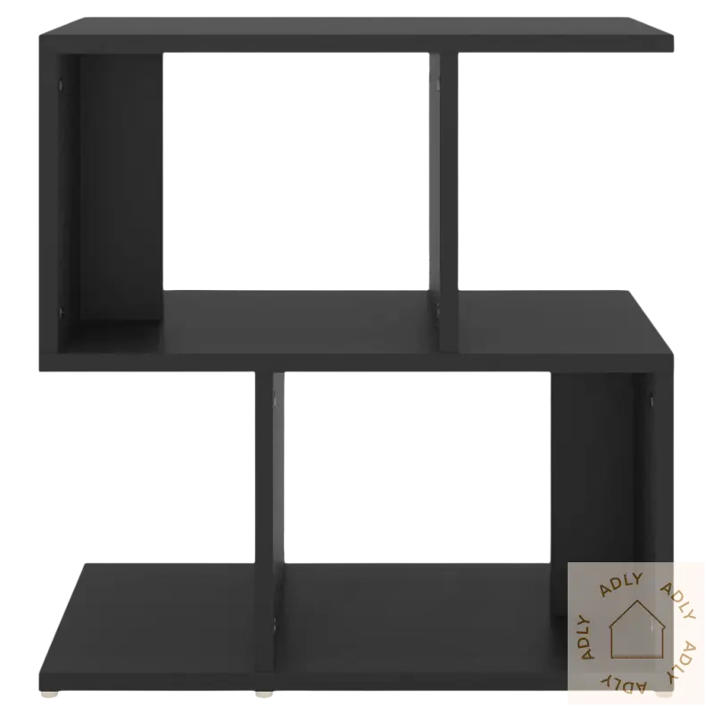 Black geometrisk hagemøbler shelving unit for stilrent nattbordsett og møbler til hjemmet