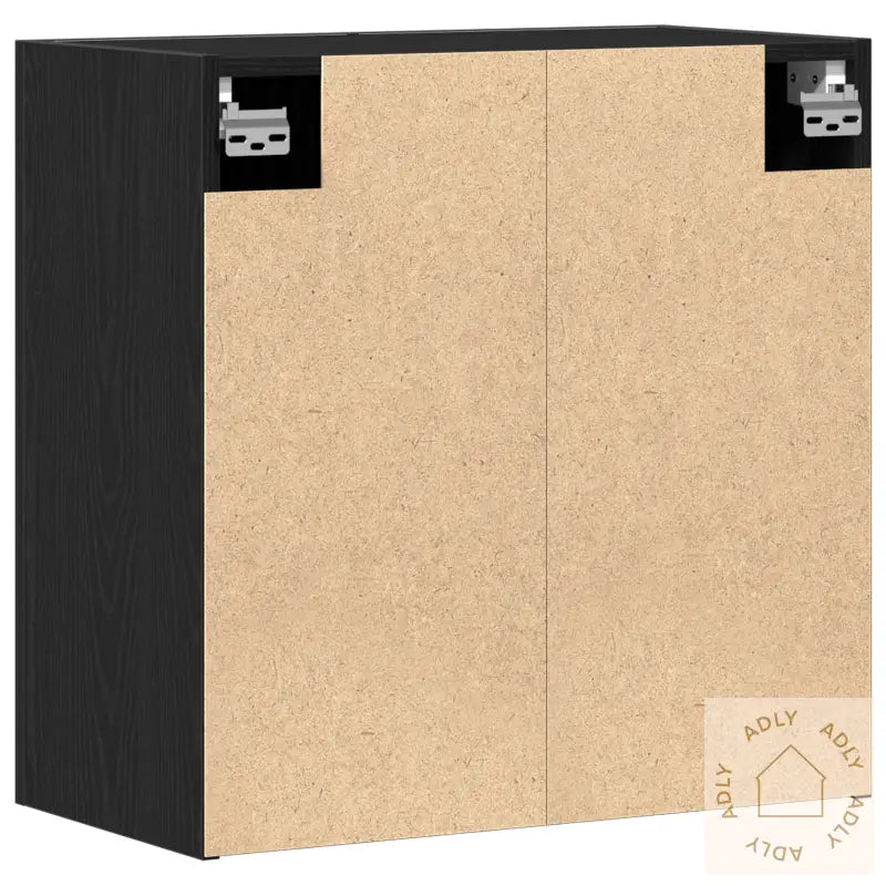 Veggskap Svart Eik 60X31X60 Cm Konstruert Tre