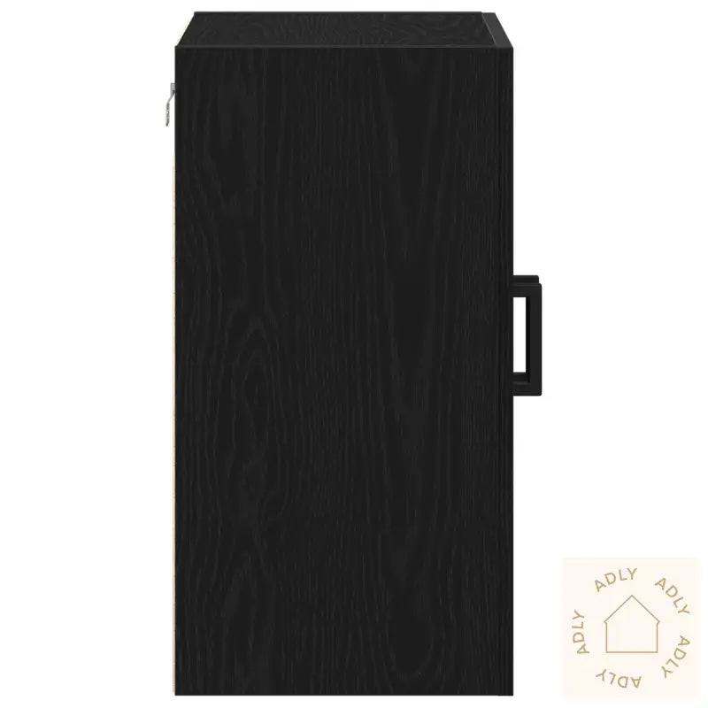 Veggskap Svart Eik 60X31X60 Cm Konstruert Tre