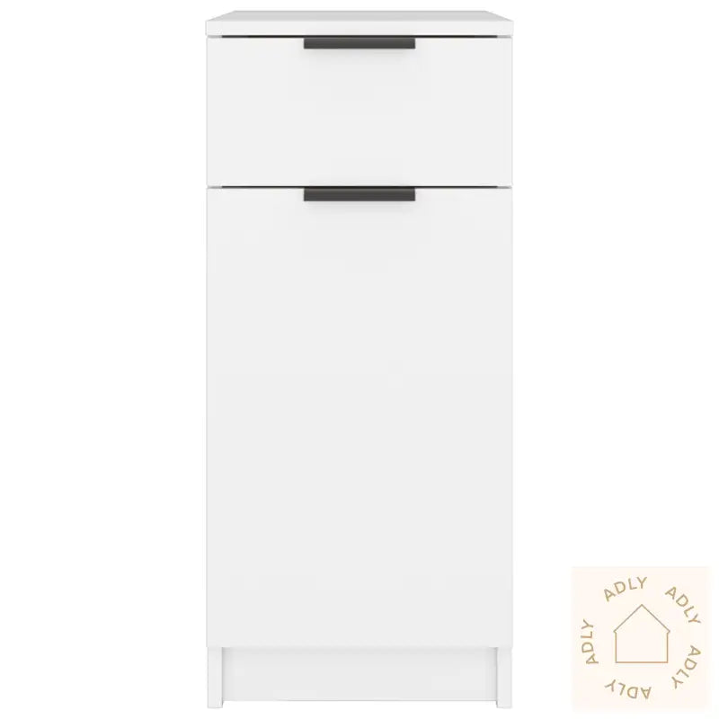 Skrivebordskap Hvit 33,5X50X75 Cm Konstruert Tre