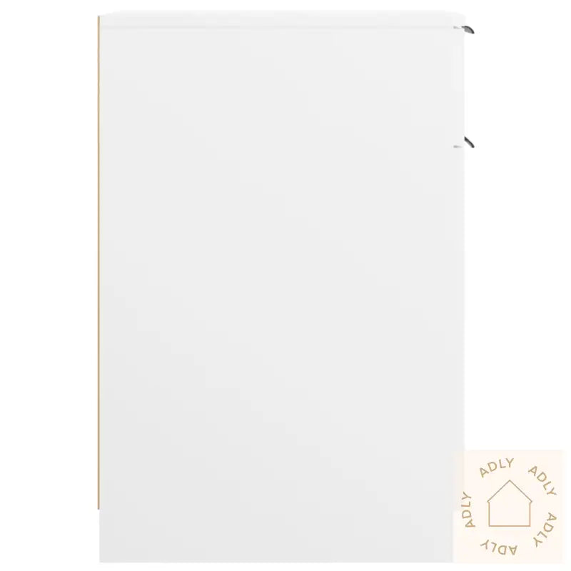 Skrivebordskap Hvit 33,5X50X75 Cm Konstruert Tre