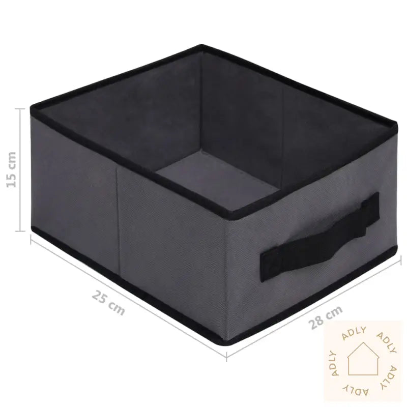 Oppbevaringsskap Med 6 Skuffer 55X29X55 Cm Grå Stål