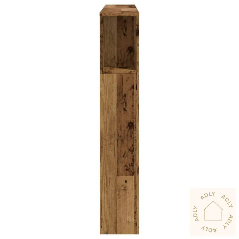 Hodegavl Med Hylle Gammelt Tre 120X19X104,5 Cm Konstruert Tre