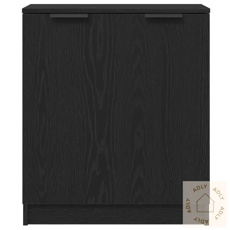 Sideboard Svart Eik 60X30X70 Cm Konstruert Tre
