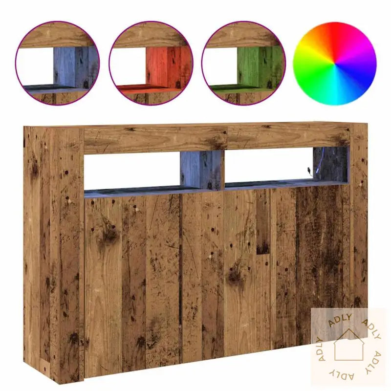 Sideboard Gammelt Tre Konstruert Tre 116 X 30 X 75 Cm Sideboard