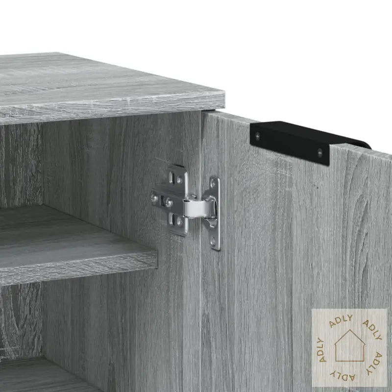 Skohylle Grå Sonoma 59X35X100 Cm Konstruert Tre