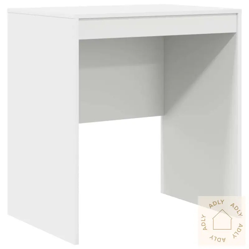Skrivebord Med Lagring Hvit Mdf