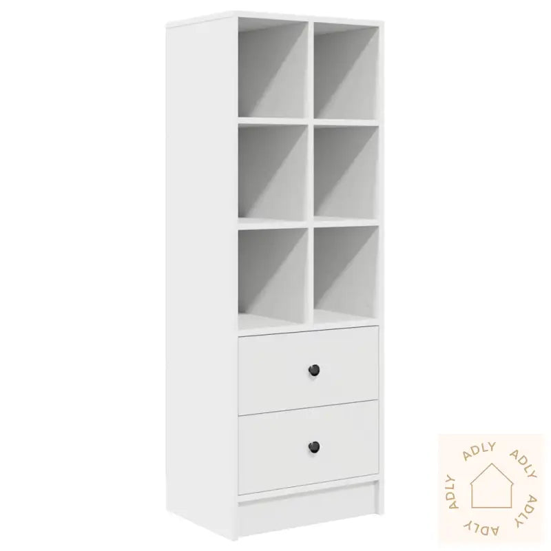 Skrivebord Med Lagring Hvit Mdf