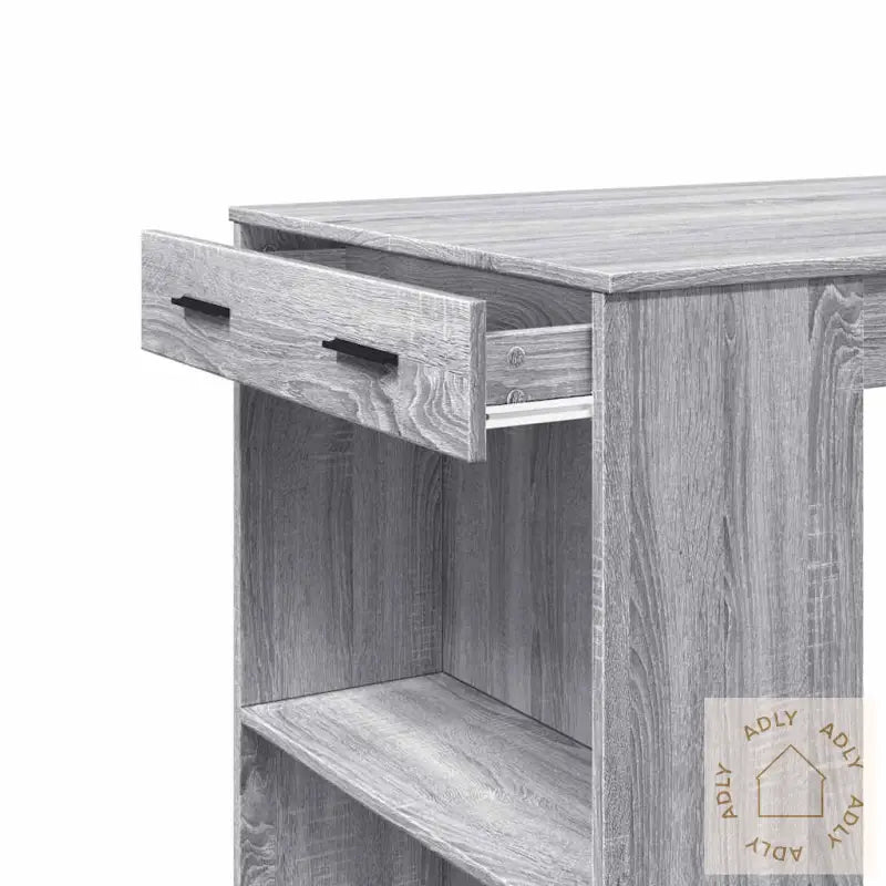 Barbord Grå Sonoma Eik 102X70X103,5 Cm Konstruert Tre