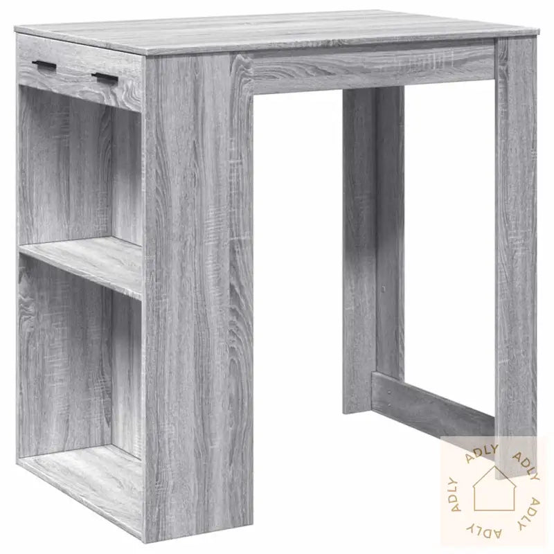 Barbord Grå Sonoma Eik 102X70X103,5 Cm Konstruert Tre