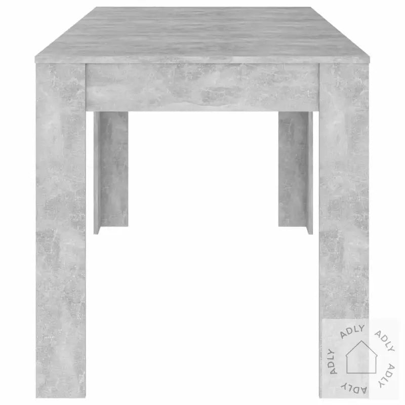 Spisebord Betonggrå 140X74,5X76 Cm Sponplate