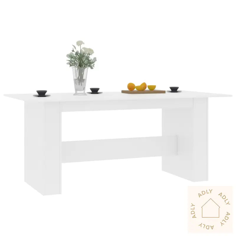 Spisebord Hvit 180X90X76 Cm Konstruert Tre