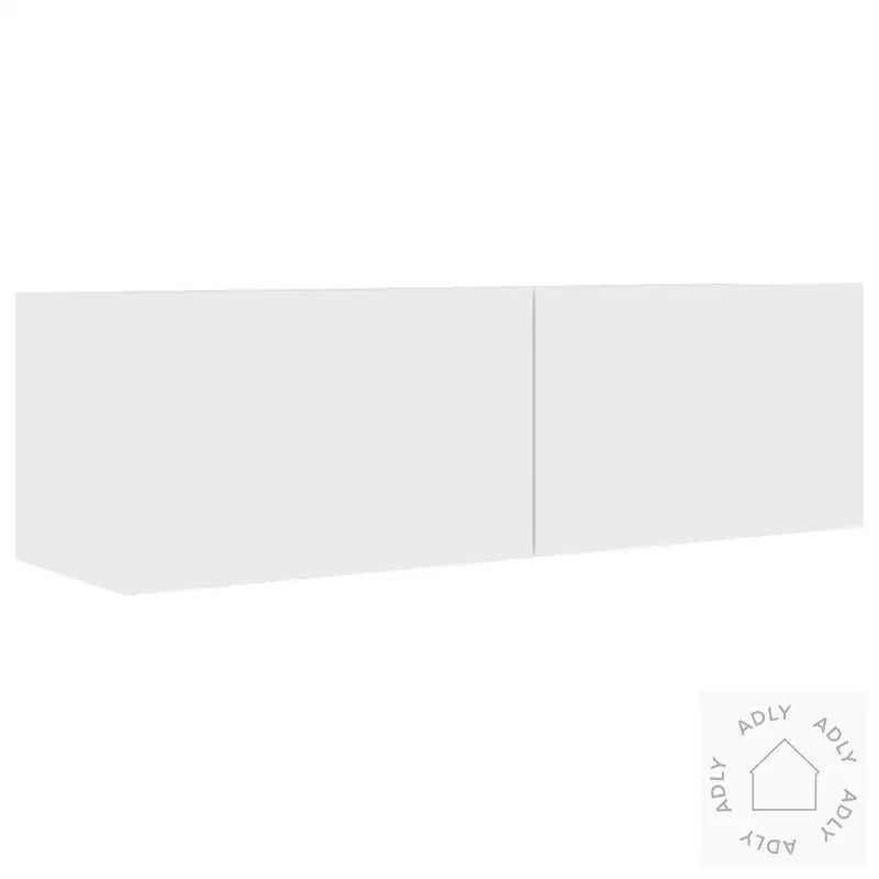 Tv-Benker 4 Stk Hvit 100X30X30 Cm Konstruert Tre