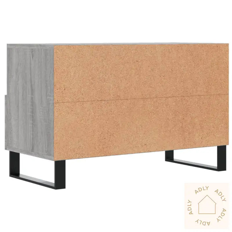 Tv-Benk Grå Sonoma 80X36X50 Cm Konstruert Tre