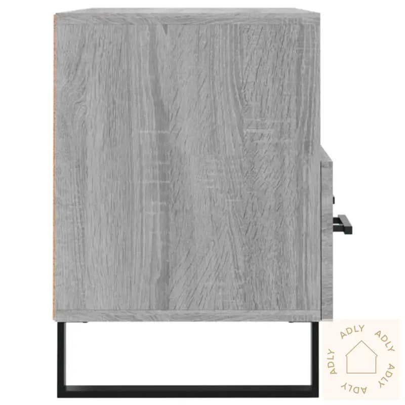 Tv-Benk Grå Sonoma 80X36X50 Cm Konstruert Tre