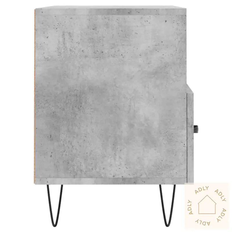 Tv-Benk Betonggrå 80X36X50 Cm Konstruert Tre