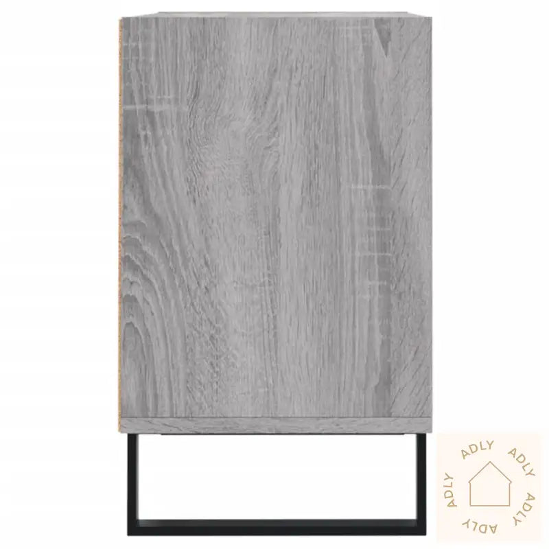 Tv-Benk Grå Sonoma 69,5X30X50 Cm Konstruert Tre