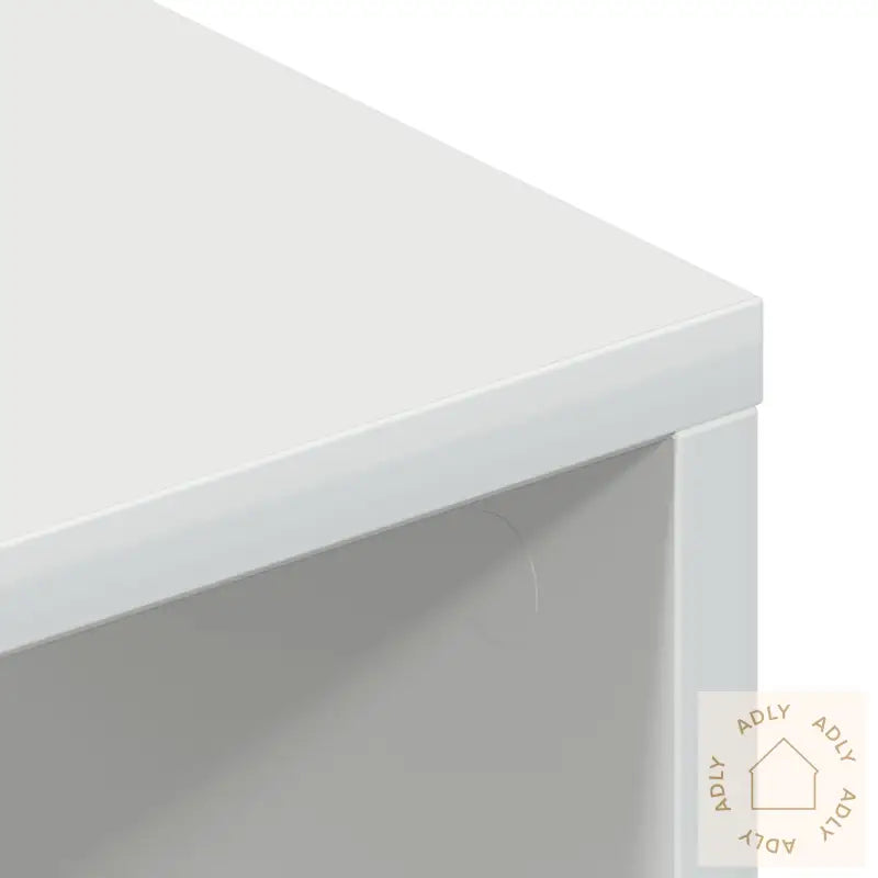 Tv-Benk Høyglans Hvit 100X40X40 Cm Sponplate