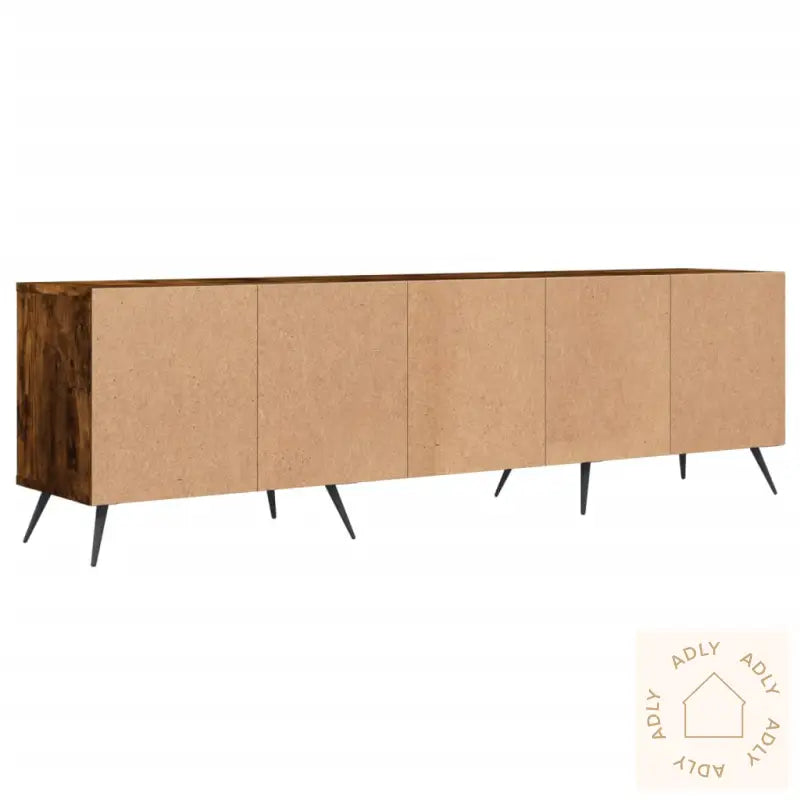 Tv-Benk Røkt Eik 150X30X44,5 Cm Konstruert Tre