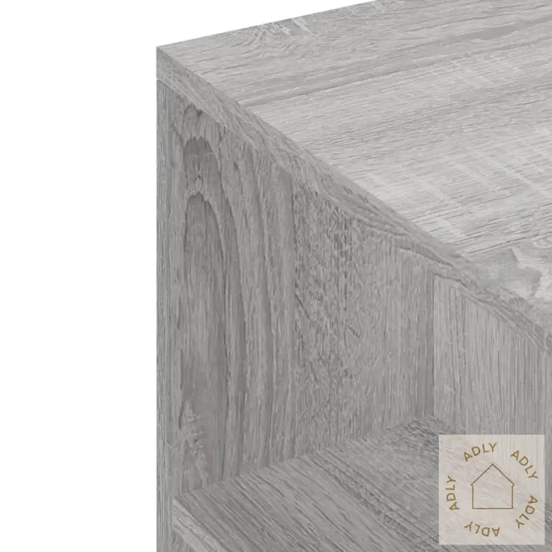 Tv-Benk Grå Sonoma 102X34,5X43 Cm Konstruert Tre