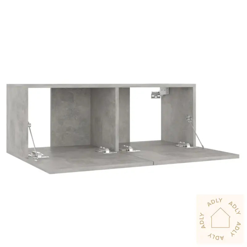 Tv-Benk Betonggrå 80X30X30 Cm Konstruert Tre