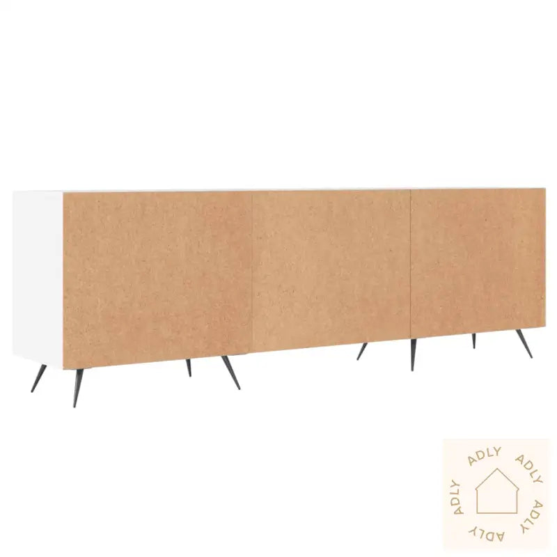 Tv-Benk Hvit 150X30X50 Cm Konstruert Tre