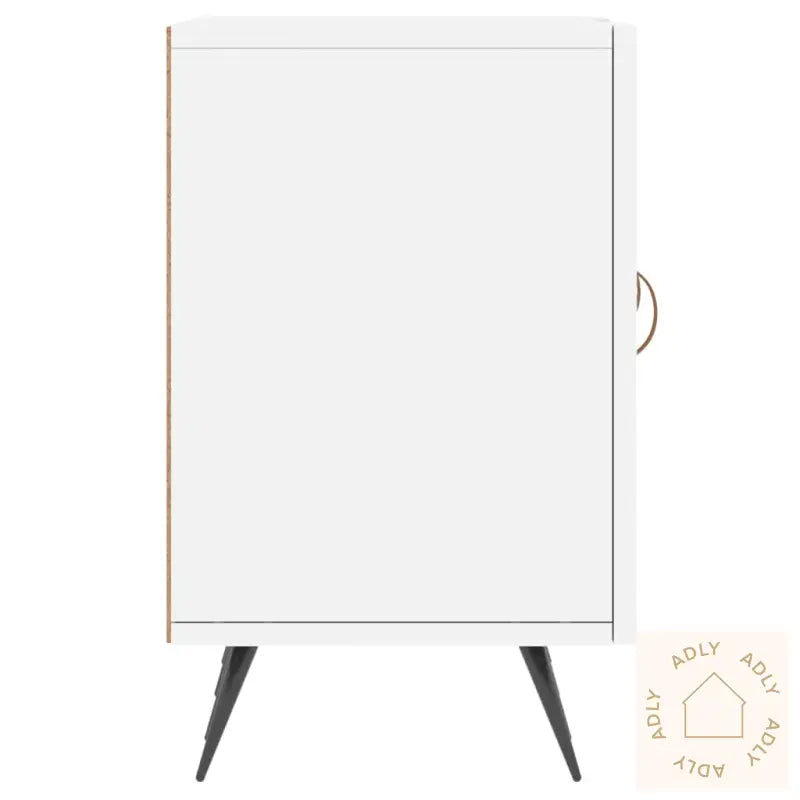 Tv-Benk Hvit 150X30X50 Cm Konstruert Tre