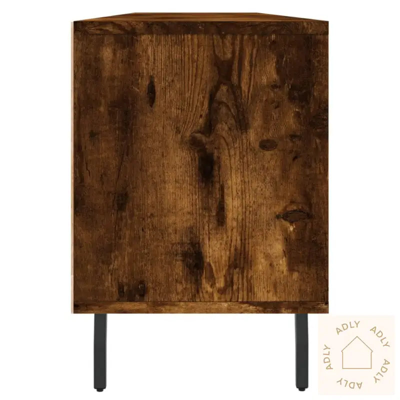 Tv-Benk Røkt Eik 150X30X44,5 Cm Konstruert Tre