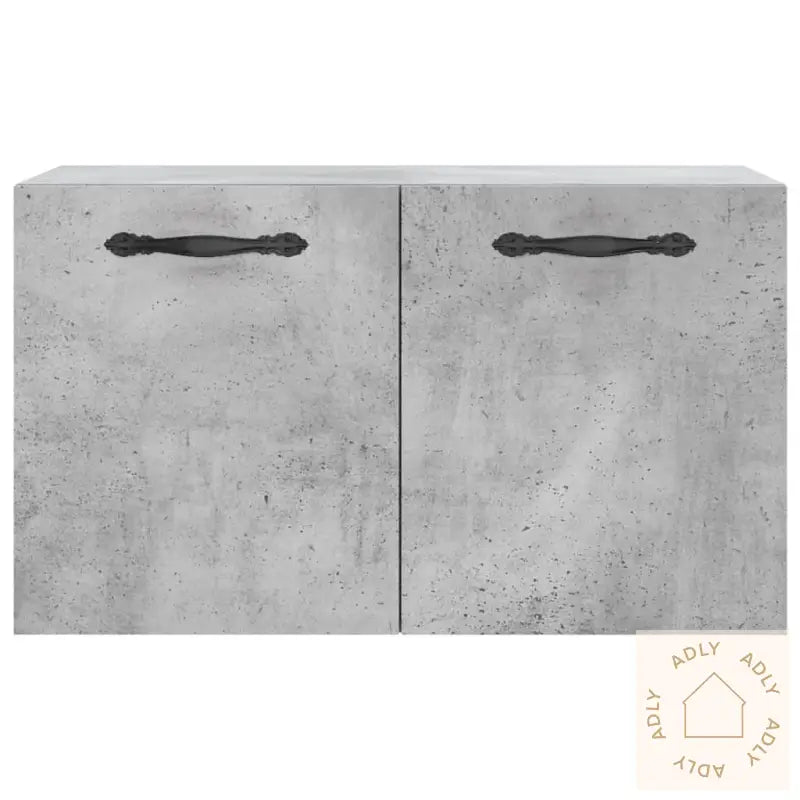 Veggskap Betonggrå 60X36,5X35 Cm Konstruert Tre