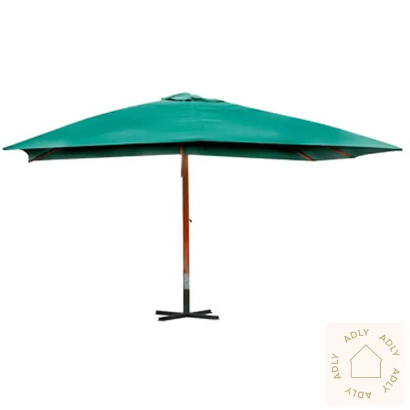 Parasol 300 X 400 Cm Grønn Svevende