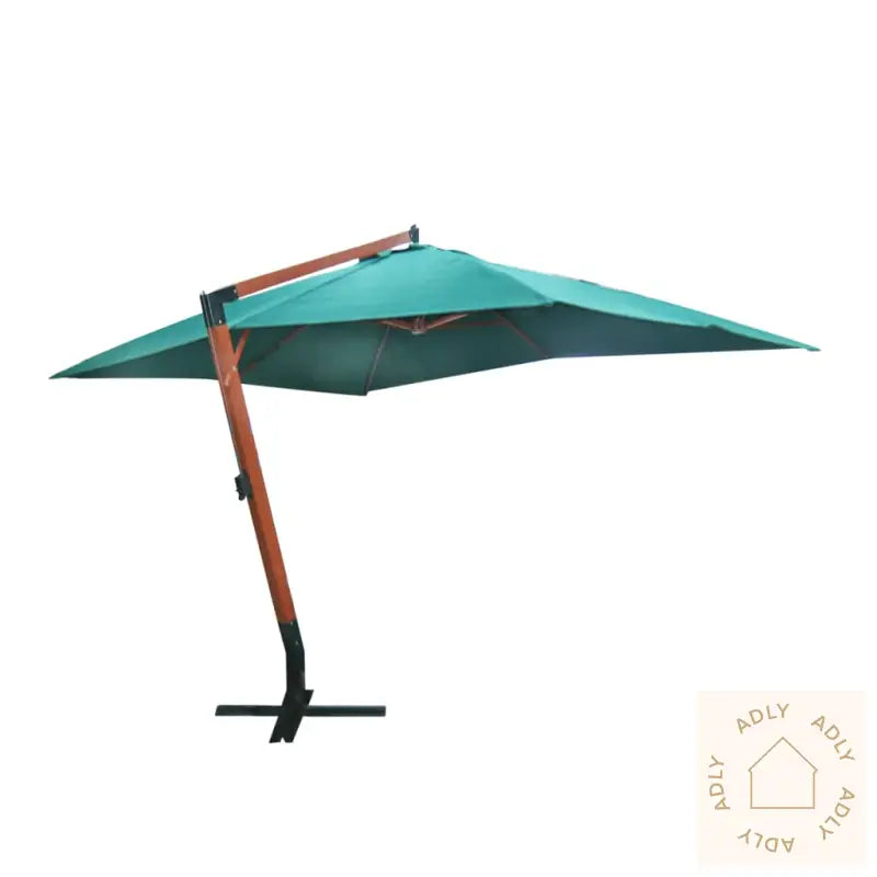 Parasol 300 X 400 Cm Grønn Svevende