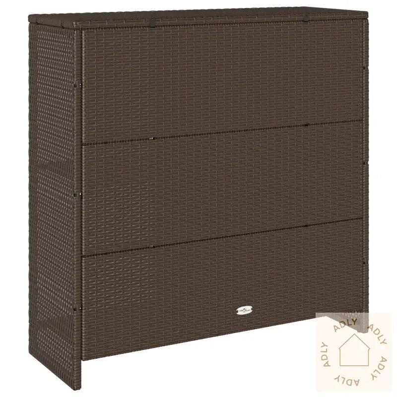 Oppbevaringsskap Brun 100X36X102 Cm Rattan